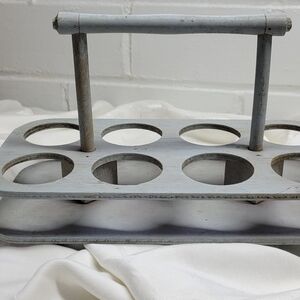 Rustic Wooden Bottle Holder